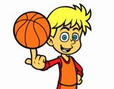 Jugador de baloncesto junior