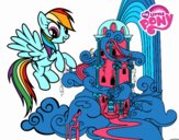 Rainbow Dash en su palacio