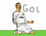 Sergio Ramos celebrando un gol