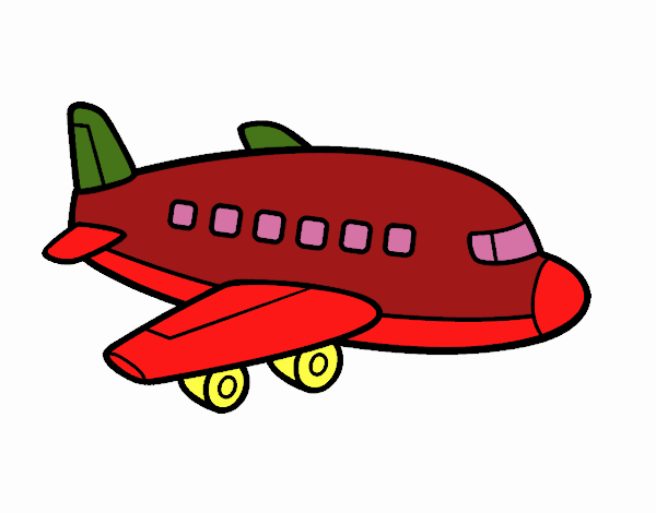 Un avión de pasajeros