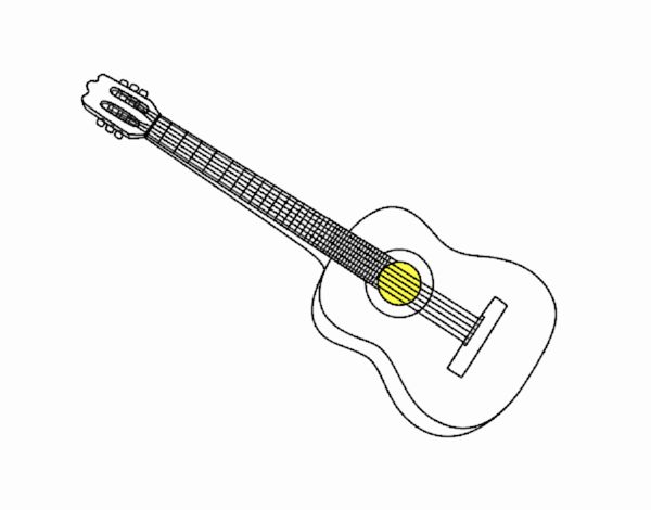 Una guitarra española