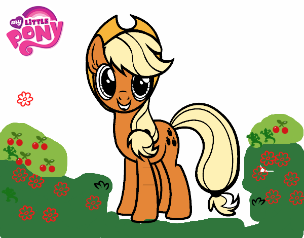 Dibujo de Applejack de My Little Pony pintado por en  el día  20-10-21 a las 19:53:27. Imprime, pinta o colorea tus propios dibujos!