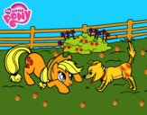 Applejack y Winona