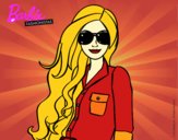 Barbie con gafas de sol