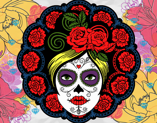 Calavera mejicana femenina