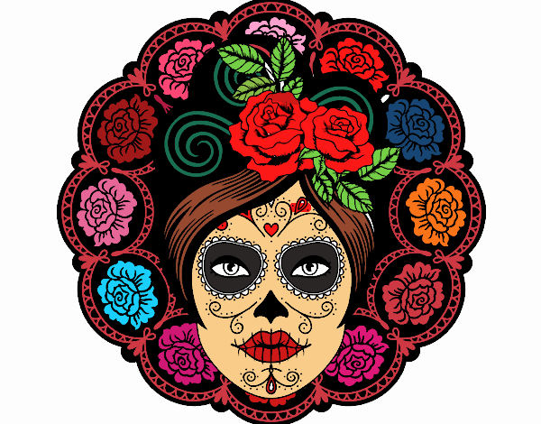 Calavera mejicana femenina