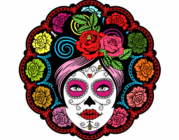 Calavera mejicana femenina