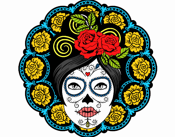 Calavera mejicana femenina