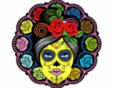 Calavera mejicana femenina