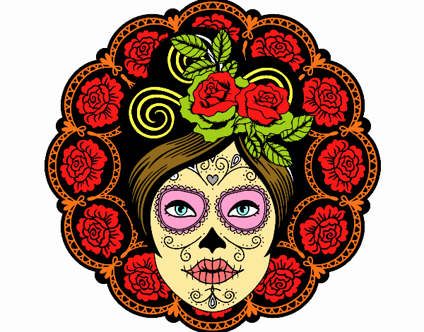 Calavera mejicana femenina