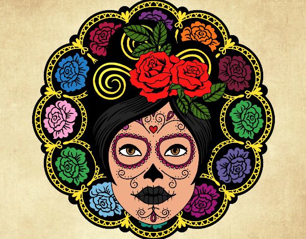 Calavera mejicana femenina