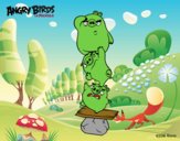 Cerdos verdes de Angry Birds