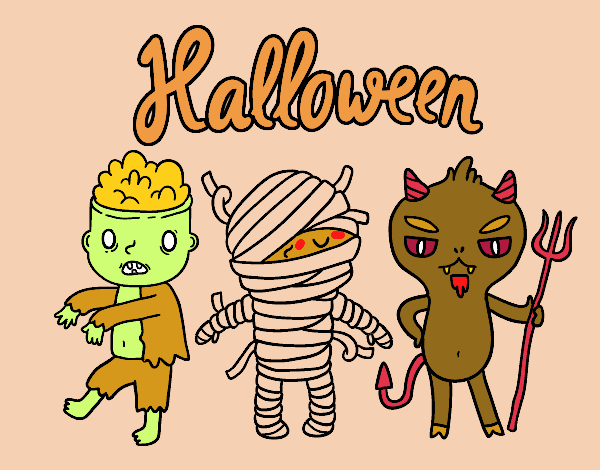 Monstruitos de Halloween