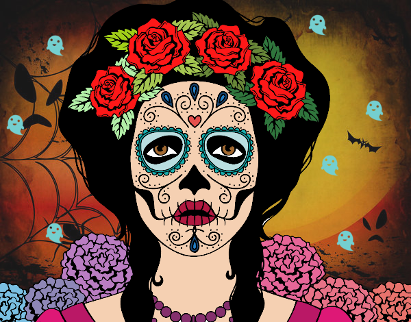 Mujer calavera mejicana