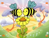 Pareja de abejas