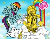 Rainbow Dash en su palacio