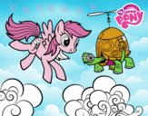 Rainbow Dash y la tortuga tanque