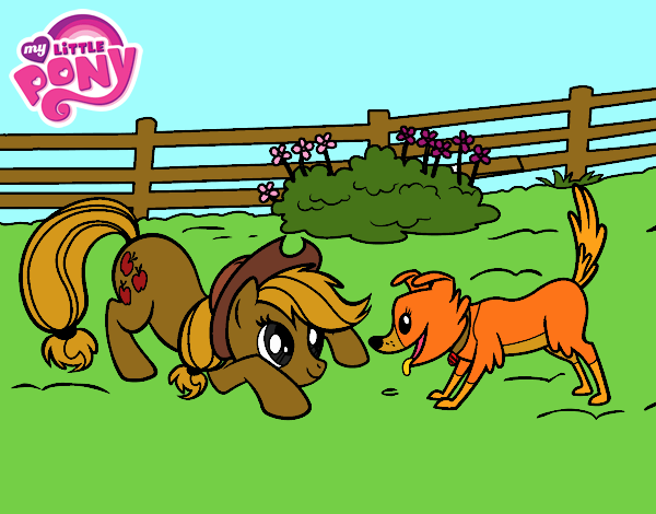 applejack se convierte en winona