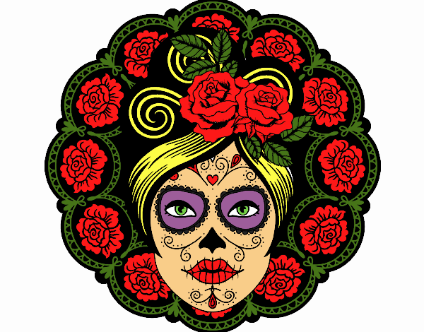 Calavera mejicana femenina