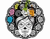 Calavera mejicana femenina