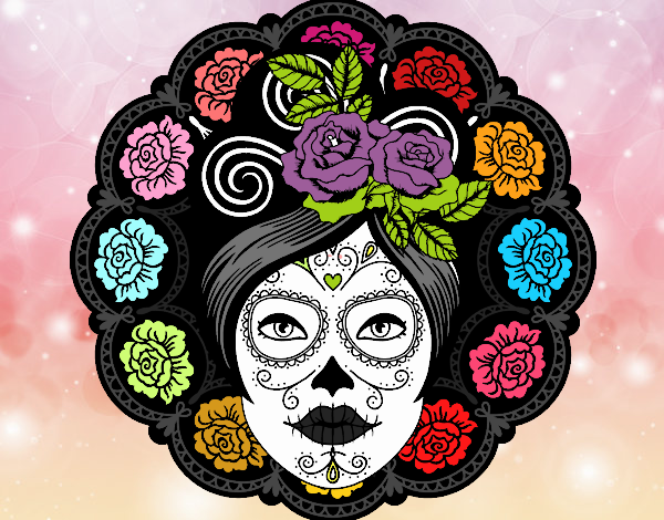 Calavera mejicana femenina