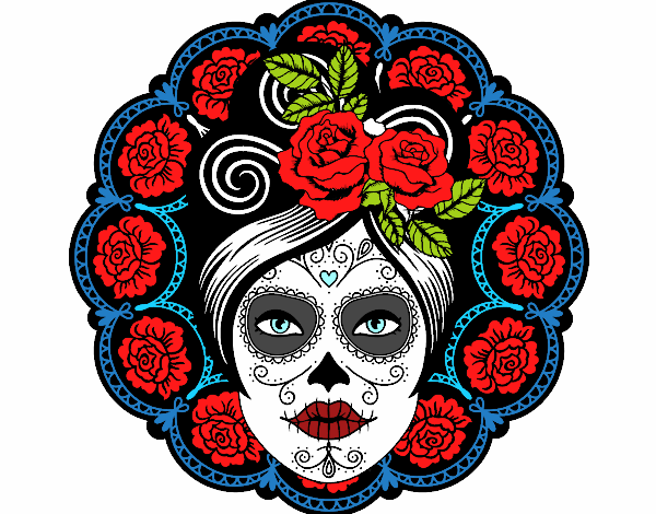 Calavera mejicana femenina