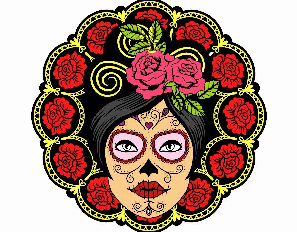 Calavera mejicana femenina