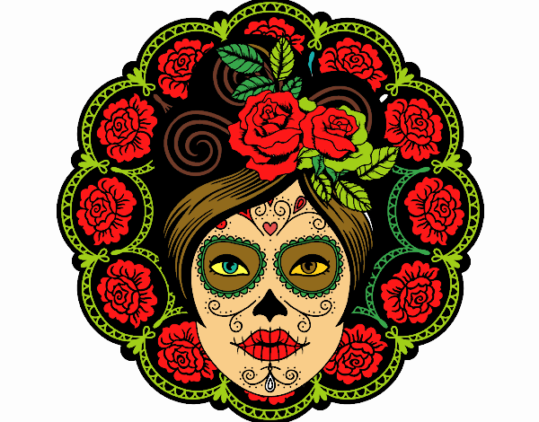 Calavera mejicana femenina