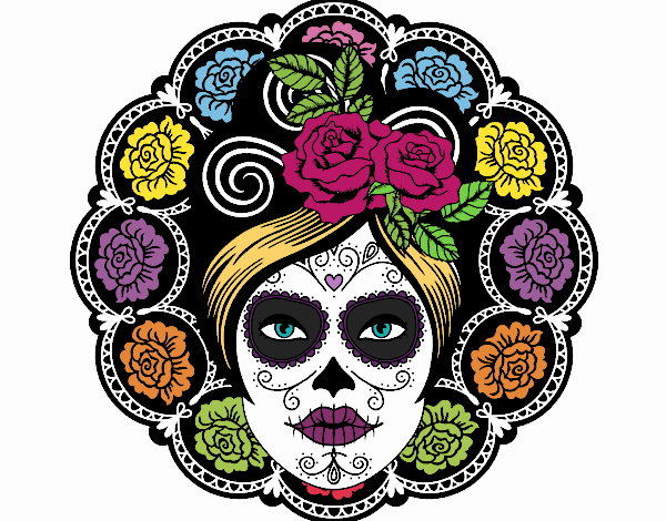 Calavera mejicana femenina