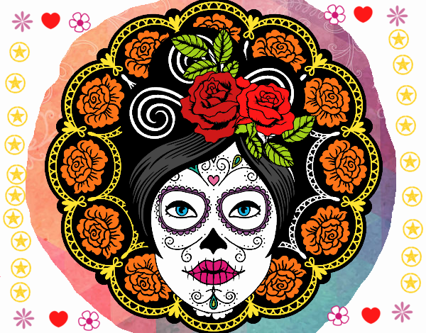 Calavera mejicana femenina