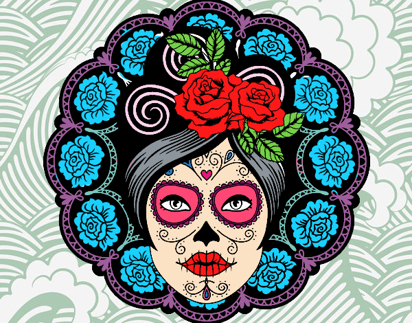 Calavera mejicana femenina