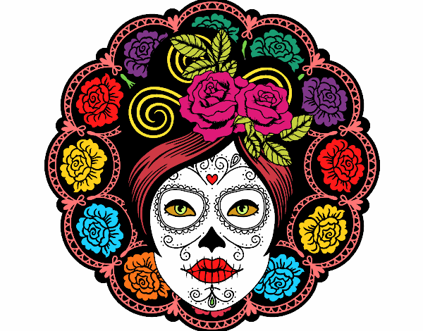 Calavera mejicana femenina