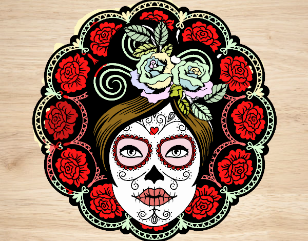 Calavera mejicana femenina