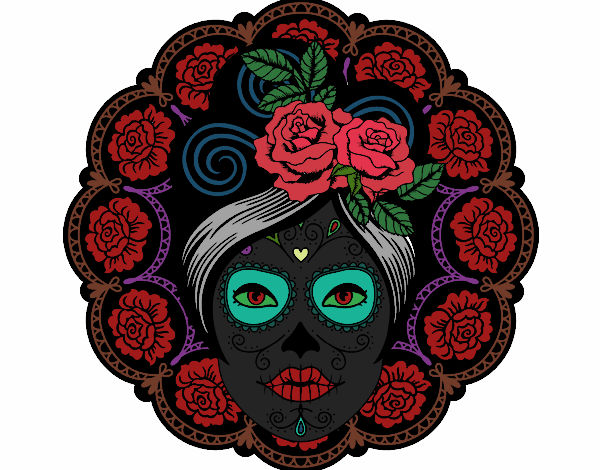 Calavera mejicana femenina