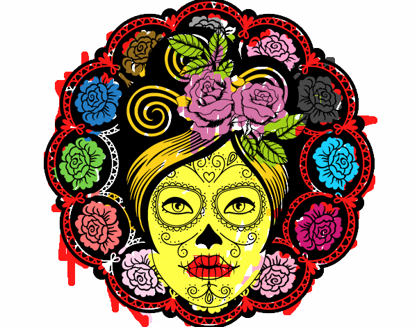 Calavera mejicana femenina