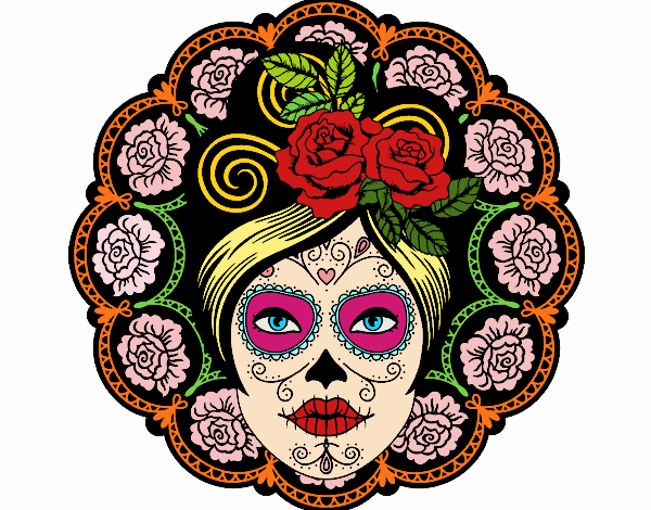 Calavera mejicana femenina