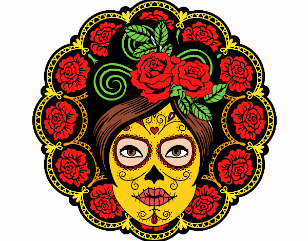 Calavera mejicana femenina