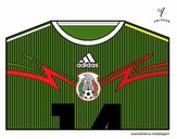 Camiseta del mundial de fútbol 2014 de México