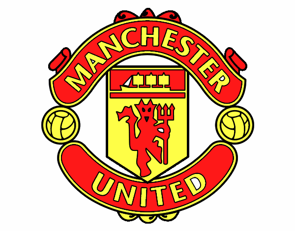 Dibujo de Escudo del Manchester United pintado por en Dibujos.net el ...