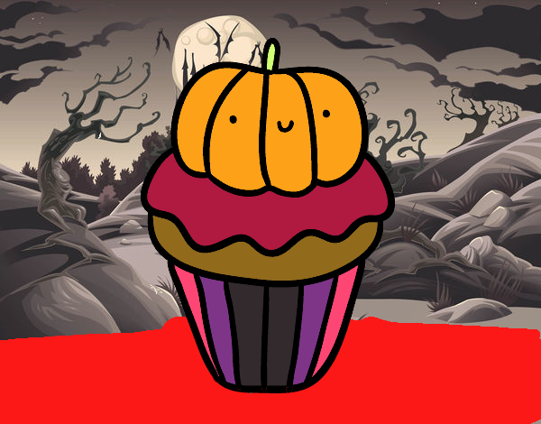 Halloween cupcake