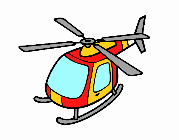 Helicóptero volando