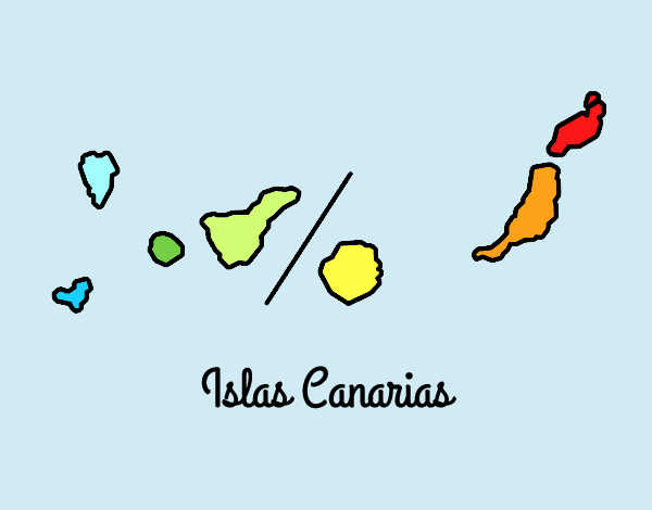 Las hermosas Islas Canarias .
