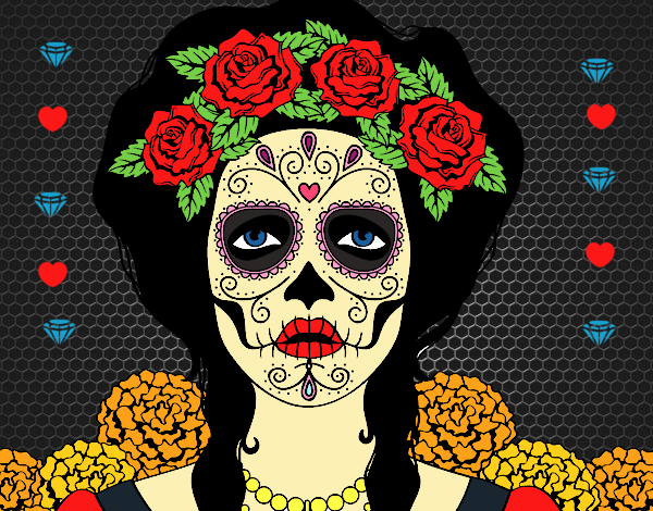 Mujer calavera mejicana