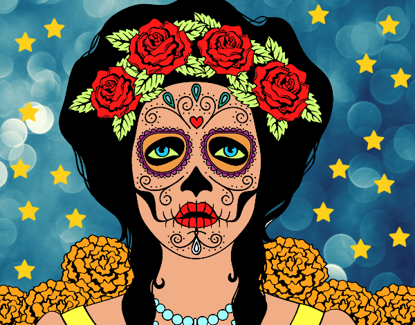 Mujer calavera mejicana