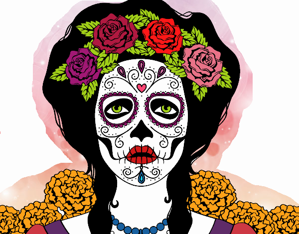 Mujer calavera mejicana