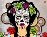 Mujer calavera mejicana