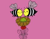 Pareja de abejas