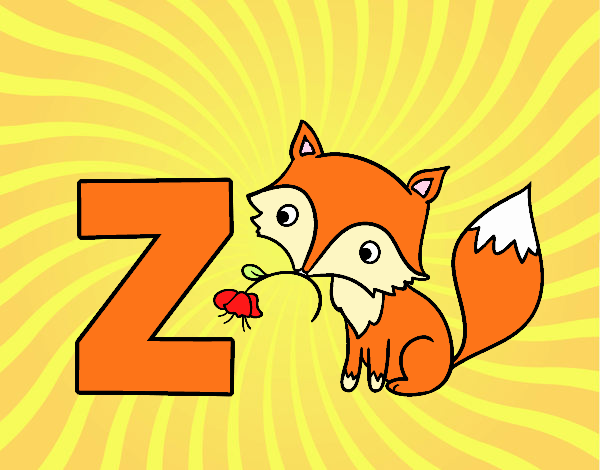Letra Z: Con un Zorro