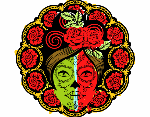 Calavera mejicana femenina