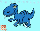 Dinosaurio velociraptor